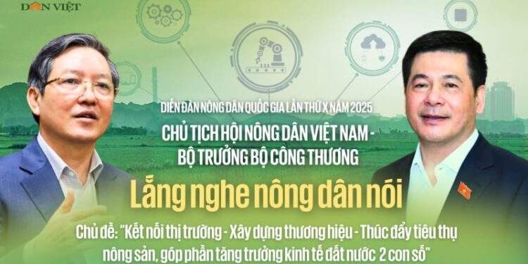Sáng nay (1/10), diễn ra Diễn đàn Chủ tịch Hội Nông dân Việt Nam và Bộ trưởng Bộ Công thương