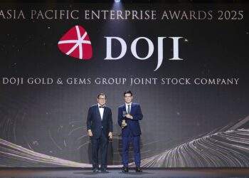 Tập đoàn DOJI liên tiếp được vinh danh những giải thưởng uy tín