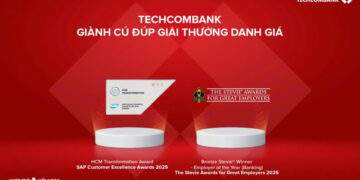 Techcombank giành cú đúp giải thưởng quốc tế danh giá về quản trị nhân sự