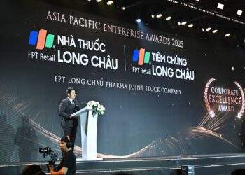 Đại diện Long Châu phát biểu tại sự kiện.