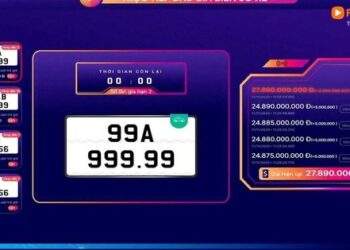 Biển ô tô 'ngũ quý' 99A-999.99 trúng đấu giá gần 28 tỷ