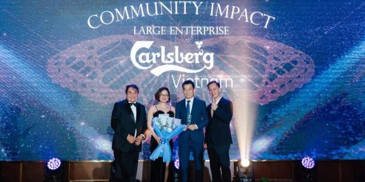 Carlsberg Việt Nam nhận Giải thưởng Doanh nghiệp vì cộng đồng 2025