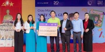 Chubb Life Việt Nam hỗ trợ học sinh Thái Nguyên sau mưa bão