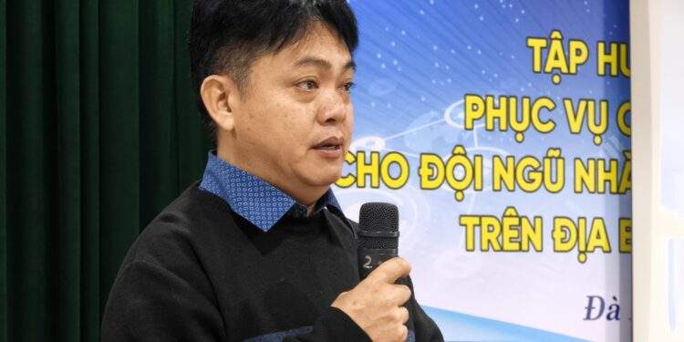 Tiến sĩ Trịnh Công Duy - Giảng viên cao cấp về AI của Tập đoàn Microsoft. (Ảnh: Quang Hiếu)