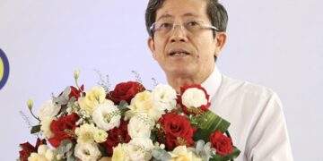 Phó Chủ tịch UBND TP. Đà Nẵng Trần Nam Hưng phát biểu tại buổi khánh thành giai đoạn 2 dự án nâng cấp, mở rộng cảng cá Thọ Quang.