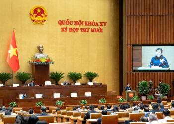 Chủ nhiệm Ủy ban Khoa học, Công nghệ và Môi trường Nguyễn Thanh Hải trình bày Báo cáo thẩm tra Dự án Luật Công nghệ cao (sửa đổi).