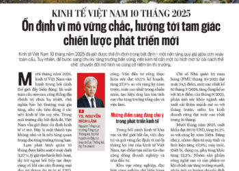 Kinh tế Việt Nam 10 tháng 2025: Ổn định vĩ mô vững chắc, hướng tới tam giác chiến lược phát triển mới - Ảnh 1