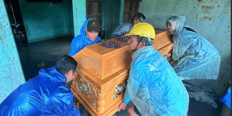 Nhiều người ở xã Hoà Thịnh, Đắk Lắk thiệt mạng.