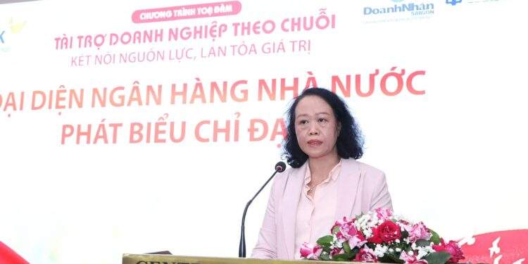 Bà Trần Thị Ngọc Liên, Phó Giám đốc Ngân hàng Nhà nước Chi nhánh Khu vực II: