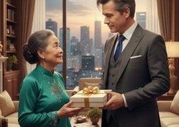 Một doanh nhân 60 tuổi nổi tiếng tặng mẹ ruột hơn 600 t ..