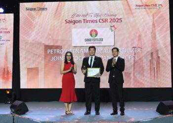 Lần thứ 4 liên tiếp Phân Bón Cà Mau được vinh danh doanh nghiệp vì cộng đồng.