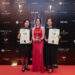 Từ trái qua phải: bà Tiffany Hwang, Tổng Giám đốc Sheraton Hanoi Hotel; bà Tanique Van Dijk, Giám Đốc Kinh Doanh của LUXE Global; bà Trần Bích Hạnh, Tổng Giám đốc của Berjaya Hồ Tây, Đại diện Chủ Đầu Tư của Sheraton Hanoi Hotel tại Lễ trao giải LUXE Global Gala 2025.