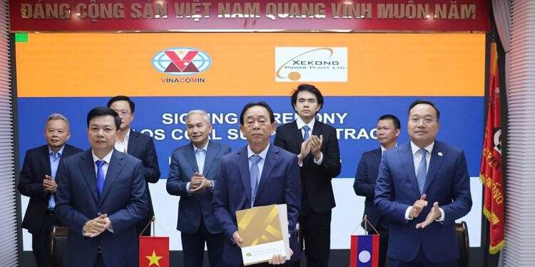 TKV ký hợp đồng mua bán than với doanh nghiệp năng lượng Lào