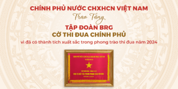 Tập đoàn BRG là tập đoàn kinh tế duy nhất của TP. Hà Nội được trao tặng Cờ Thi đua Chính phủ năm 2024.