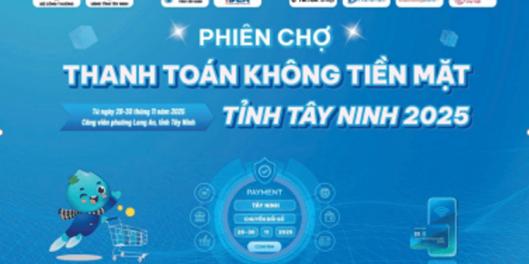 Tây Ninh đưa thanh toán số đến gần người dân qua Phiên chợ không tiền mặt 2025