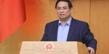 Thủ tướng Phạm Minh Chính phát biểu tại phiên họp. Ảnh: VGP