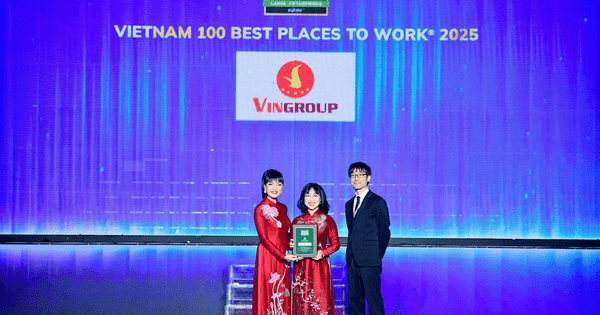 Vingroup thăng hạng trong Top 10 Nơi làm việc tốt nhất Việt Nam năm 2025