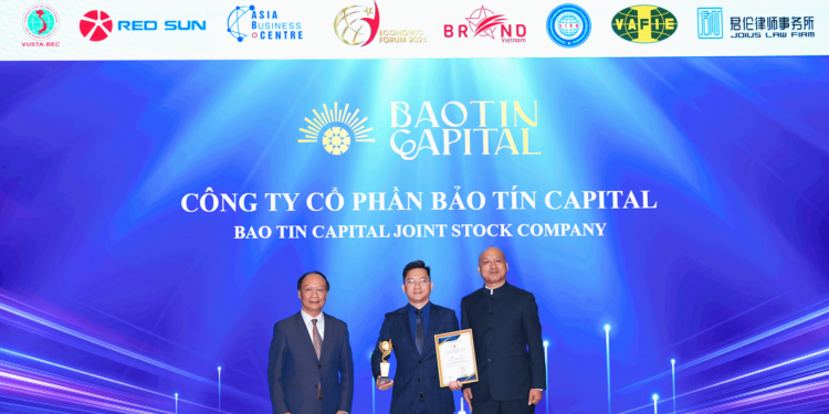 Bảo Tín Capital đạt Top 10 Doanh nghiệp xuất sắc Châu Á