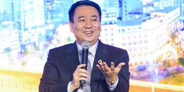 Ông Lê Trí Thông, Chủ tịch YBA, CEO PNJ chia sẻ tại sự kiện Kinh tế Lifestyle: Động lực tăng trưởng mới của TP.HCM (Ảnh: Ban tổ chức).