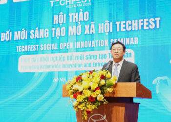 Ông Phạm Hồng Quất, Cục trưởng Cục Khởi nghiệp và Doanh nghiệp Công nghệ - Ảnh: Thu Giang. 