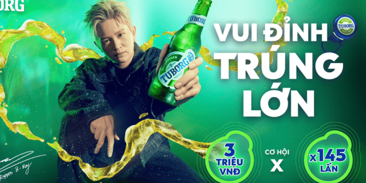 Giật nắp Tuborg, giật thưởng gấp 145 lần trong '145 năm giật mở triệu cuộc vui'