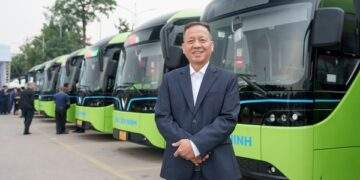 Liên Ninh vừa đổi 100% đội xe sang buýt điện VinFast là "ai"?