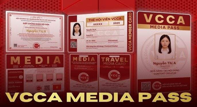 Bộ Thẻ hội viên VCCA Media Pass, dấu nhận diện uy tín dành cho cộng đồng sáng tạo nội dung Việt Nam, sẽ được tích hợp vào nền tảng công bố sáng tạo và bảo vệ bản quyền số Certiva.