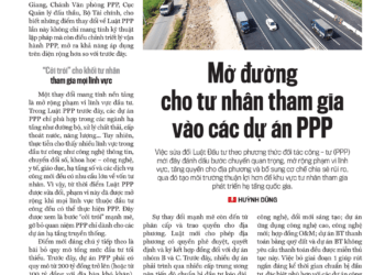 Mở đường cho tư nhân tham gia vào các dự án PPP - Ảnh 1