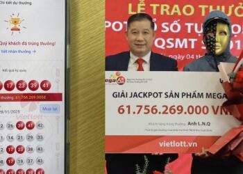 Mua vé Vietlott trên điện thoại, một người ở Hà Nội trúng gần 62 tỉ đồng