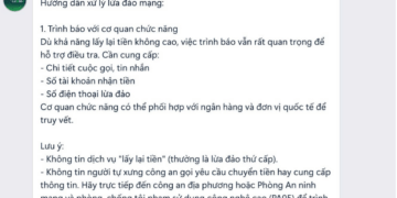 Chatbot có thể hỗ trợ, hướng dẫn người bị hại ngay trong khung chat.