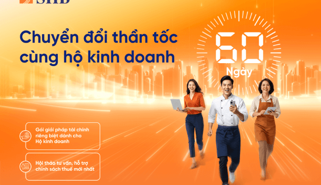 SHB kích hoạt chiến dịch 60 ngày chuyển đổi tăng tốc cho tiểu thương trên toàn quốc