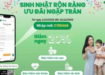 Sinh nhật rộn ràng-Ưu đãi ngập tràn