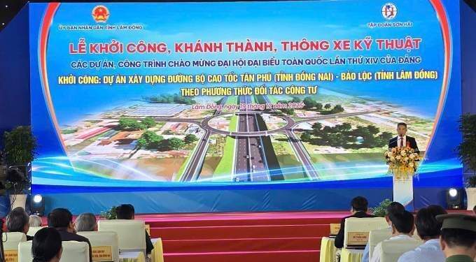 Tan Phu-Bao Loc Expressway launched to cut HCMC-Da Lat travel time down to 3 hours