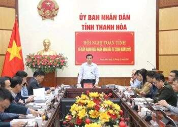 Lãnh đạo UBND tỉnh Thanh Hóa chủ trì hội nghị trực tuyến đẩy mạnh giải ngân vốn đầu tư công năm 2025
