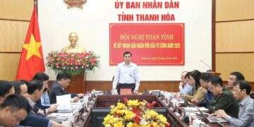 Lãnh đạo UBND tỉnh Thanh Hóa chủ trì hội nghị trực tuyến đẩy mạnh giải ngân vốn đầu tư công năm 2025