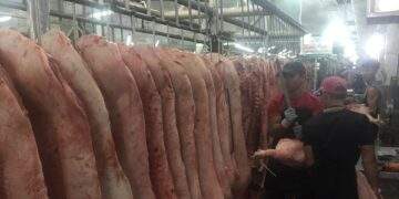 Thịt heo tại chợ cũng tăng vọt