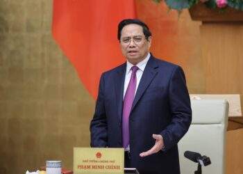 Thủ tướng Phạm Minh Chính chủ trì cuộc họp lần thứ 26 của Ban Chỉ đạo quốc gia chống khai thác hải sản bất hợp pháp, không báo cáo và không theo quy định (IUU) - Ảnh: VGP