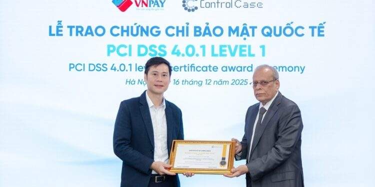 VNPAY services receive the highest-level PCI DSS international security certificates for six consecutive years
