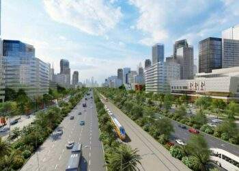 Phối cảnh tuyến Metro số 5 Hà Nội (Văn Cao - Hòa Lạc).