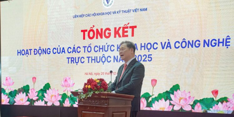 Vusta tổng kết hoạt động của các tổ chức khoa học và công nghệ trực thuộc năm 2025