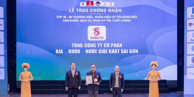 Bia Saigon Special đạt 'Top 10 Sản phẩm vàng uy tín, chất lượng Việt Nam 2025'