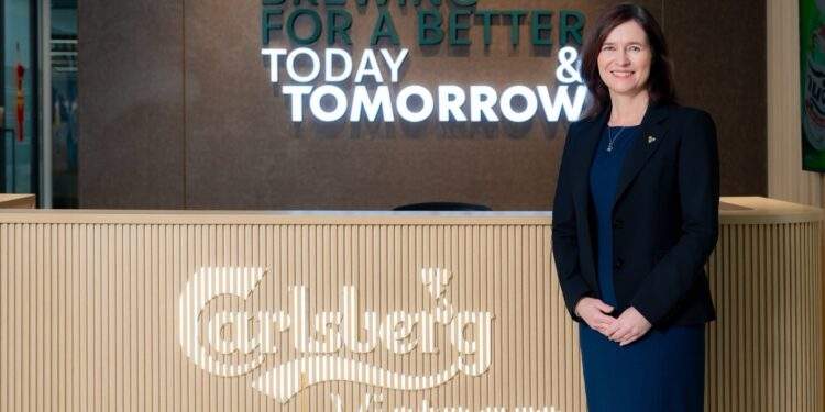 Bà Susanne Skippari – Phó Chủ tịch Cấp cao phụ trách Nhân sự  Văn hóa Tập đoàn Carlsberg. Nguồn ảnh: Carlsberg Việt Nam.