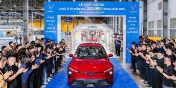 Chiếc xe thứ 200.000 chính thức lăn bánh từ nhà máy VinFast Hải Phòng