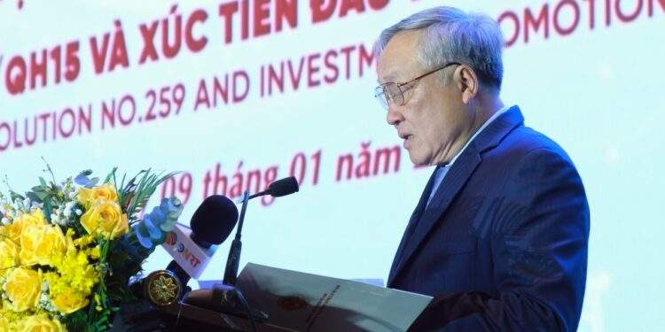 Phó Thủ tướng Thường trực Chính phủ Nguyễn Hòa Bình phát biểu tại Hội nghị. - Ảnh: Quang Hiếu