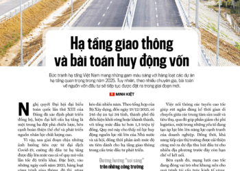 Hạ tầng giao thông và bài toán huy động vốn - Ảnh 1