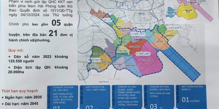 Khu kinh tế Nam Hải Phòng đang được đầu tư sẽ là một trong bốn tứ giác khu kinh tế của Hải Phòng.