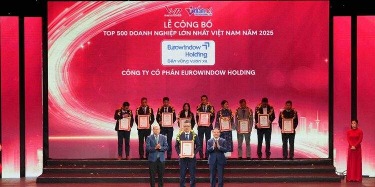 VNR500 năm 2025 - Dấu ấn sinh thái Eurowindow Holding