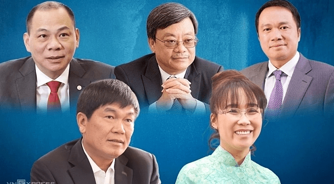 Vietnam’s 5 richest billionaires own nearly $40B in early 2026