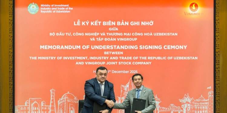 Vingroup công bố hợp tác chiến lược với chính phủ Uzbekistan