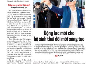 Động lực mới cho hệ sinh thái đổi mới sáng tạo - Ảnh 1